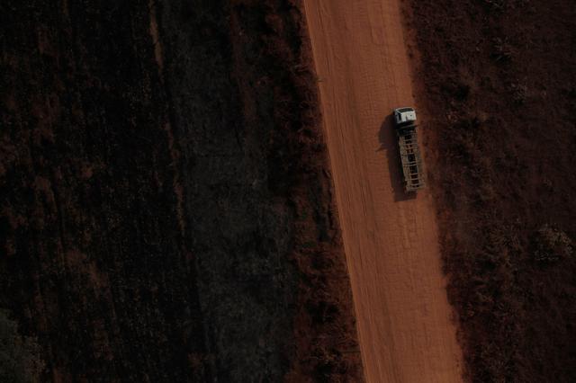 FILE PHOTO: An aerial view of the road BR-319 highway near city of Humaita, Amazonas state, Brazil, August 22, 2019. REUTERS/Ueslei Marcelino