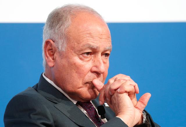 FILE PHOTO: Ahmed Aboul Gheit, Arab League's secretary general, attends the Rome Mediterranean summit MED 2018 in Rome, Italy November 22, 2018. REUTERS/Max Rossi