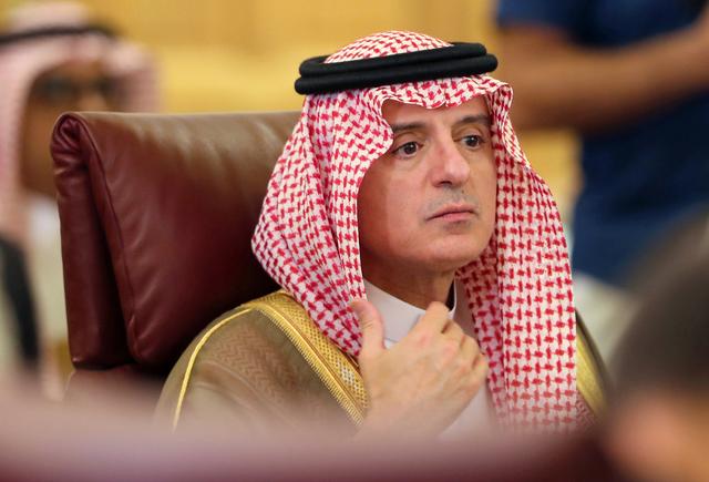 FILE PHOTO: Saudi Arabia's Foreign Minister Adel al-Jubeir attends the Arab Foreign Ministers extraordinary meeting to discuss the Syrian crisis in Cairo, Egypt October 12, 2019. REUTERS/Mohamed Abd El Ghany