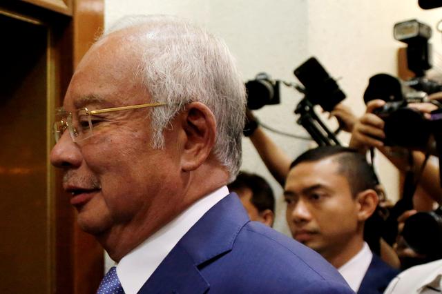 FILE PHOTO: File photo of former Malaysian Prime Minister Najib Razak arriving at Kuala Lumpur High Court in Kuala Lumpur, Malaysia, August 28, 2019. REUTERS/Lai Seng Sin/File Photo