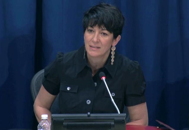 Ghislaine Maxwell, longtime associate of accused sex trafficker Jeffrey Epstein, speaks at a news conference on oceans and sustainable development at the United Nations in New York, U.S. June 25, 2013 in this screengrab taken from United Nations TV footage. UNTV/Handout via REUTERS
