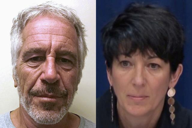 Convicted sex offender Jeffrey Epstein (L) and longtime associate Ghislaine Maxwell in this combination photo. New York State Division of Criminal Justice Services/UNTV/Handout via REUTERS