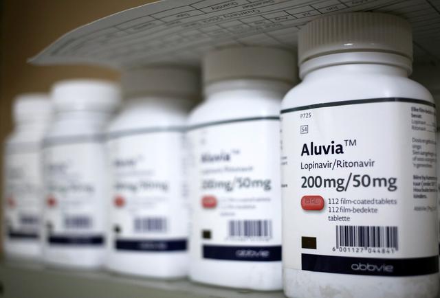 FILE PHOTO: Aluvia, an antiviral medicine is seen at a clinic pharmacy in Alexander township, South Africa, March 14, 2018. REUTERS/Siphiwe Sibeko/File Photo