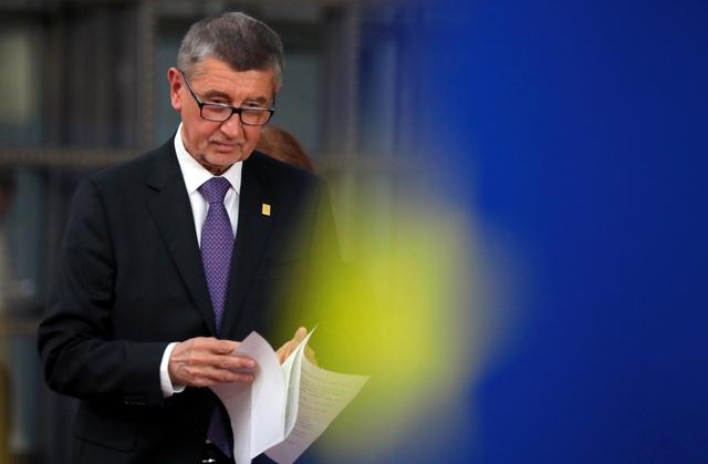 FILE PHOTO: Czech Republic's Prime Minister Andrej Babis arrives for the European Union leaders summit in Brussels, Belgium, February 20, 2020. REUTERS/Reinhard Krause