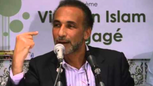 Tariq Ramadan (Crédit : capture d’écran YouTube) Tariq Ramadan (Crédit : capture d’écran YouTube)
