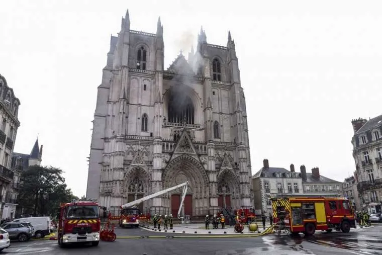 Cathedral of St. Peter and St. Paul of Nantes in western France. Credit: AFP via Getty Images.