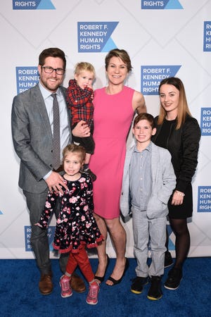 David McKean, Maeve Kennedy Townsend Mckean and family attend the Robert F. Kennedy Human Rights Hosts 2019 Ripple Of Hope Gala & Auction In NYC on December 12, 2019 in New York City.