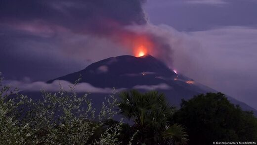 Semeru volcanic eruption in Indonesia on Dec. 1st.